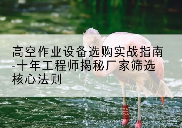 建华剪叉式升降机厂家-高空作业设备选购实战指南-十年工程师揭秘厂家筛选核心法则